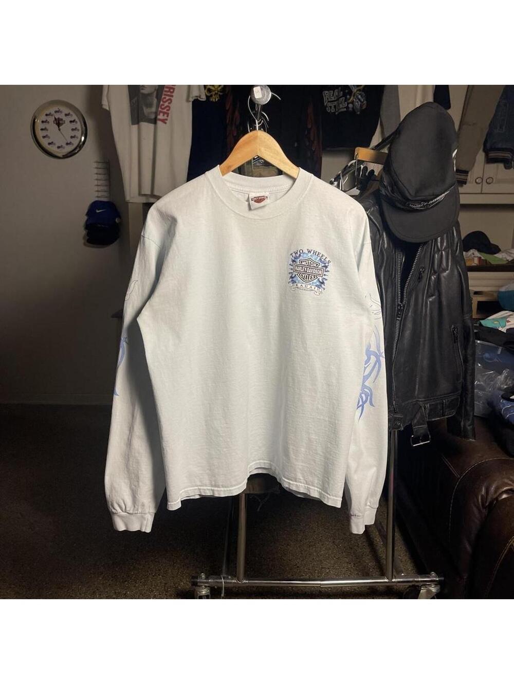 Vintage Harley Davidson Hawaii long sleeve shirt
